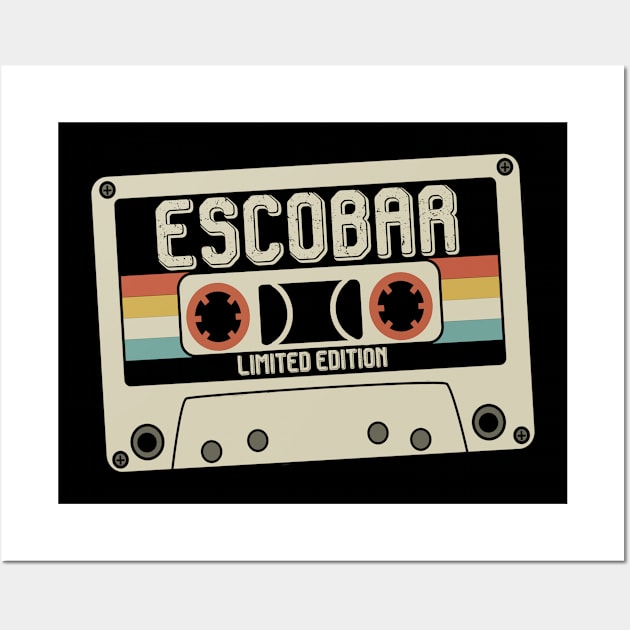 Escobar - Limited Edition - Vintage Style Wall Art by Debbie Art